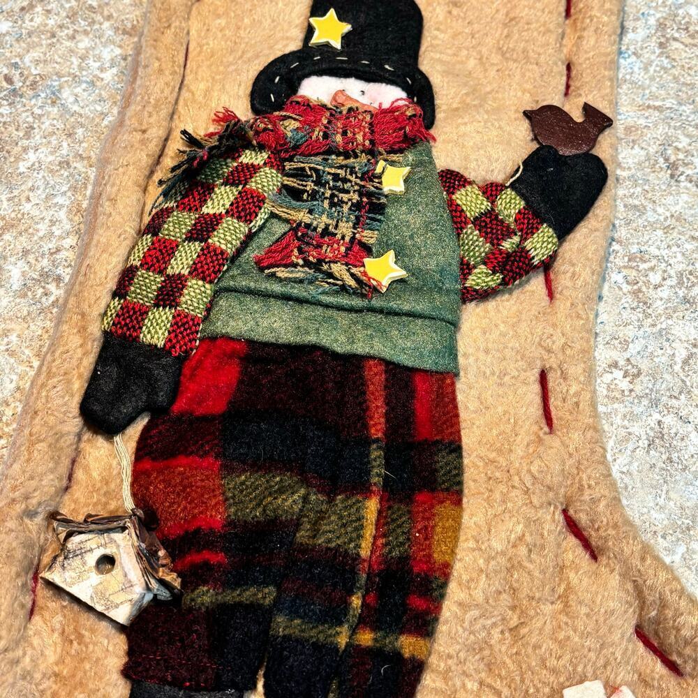 4 Cozy Cabin Christmas Fleece Faux Fur Christmas Stockings Holiday Decor - Picture 10 of 13